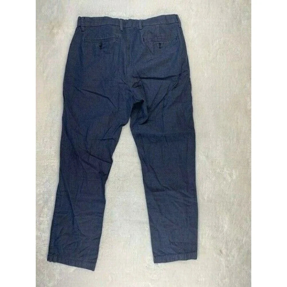 Banana Republic Size 35 X 32 Mens Kentfield Pants Blue Gray Color